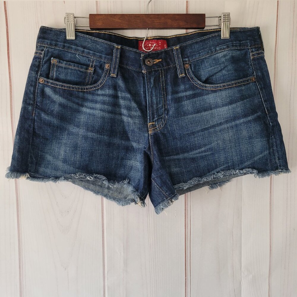 Buckle Lucky Brand Women’s Denim Jean Cut-Off Shorts Sz 8/29, Handcrafted, EUC